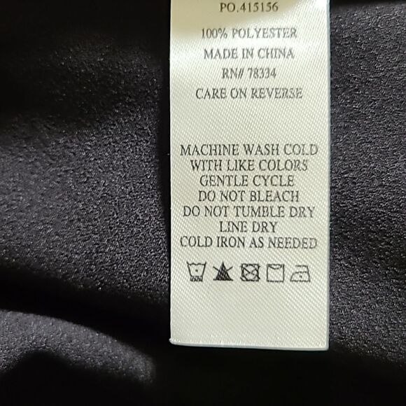 Italy Puff Sleeve Tie Neck Button Blouse - Picture 3 of 8